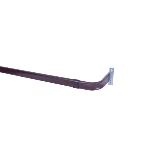 28 - 48" 2" Single Heavy Duty Adjustable Curtain Rod