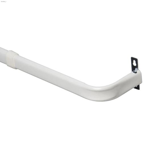 48 - 86\" 2\" Single Heavy Duty Adjustable Curtain Rod