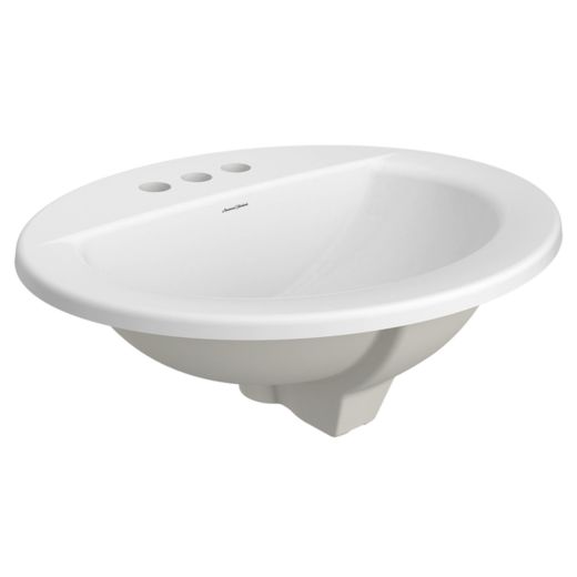 Colony 20-1/2" x 17-5/8" White Drop-In Sink