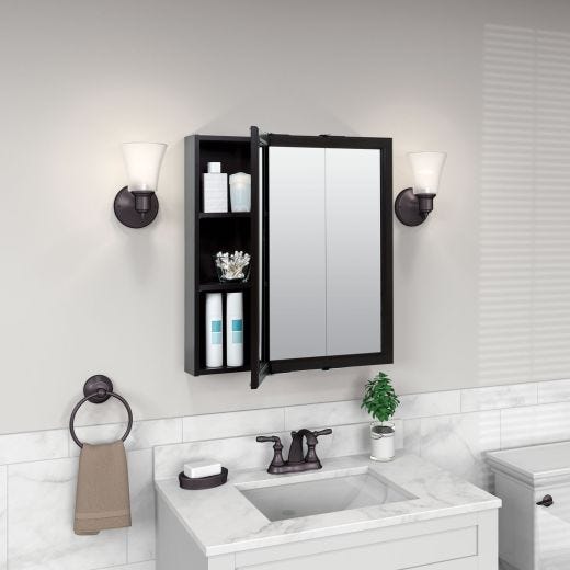 Espresso Medicine Cabinet
