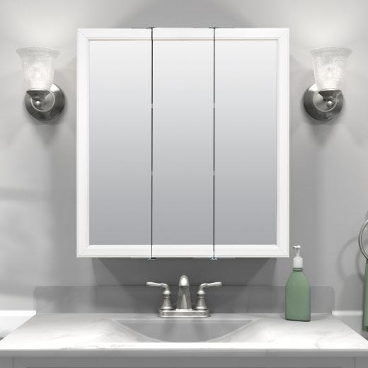White Medicine Cabinet