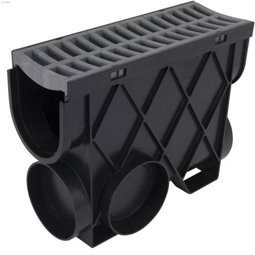 Plastic Inline Slimline Pit With Grate