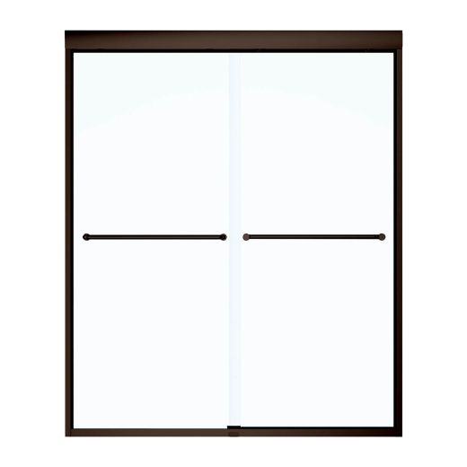 55-59" x 71" x 6 mm Clear Sliding Shower Door