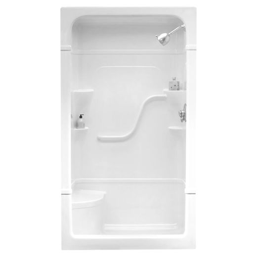 Madison 4 3-Piece Shower Right Drain Left Seat 50 x 34-1/2