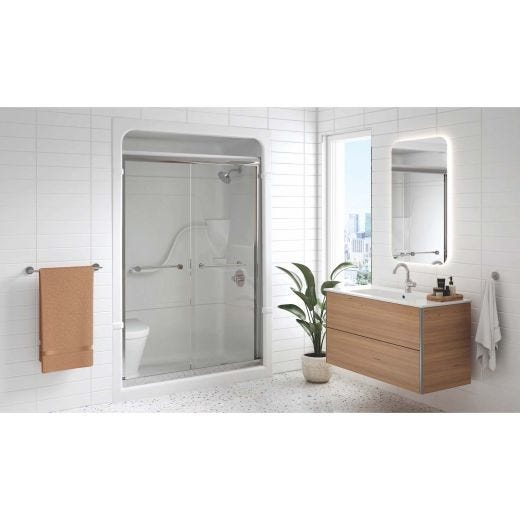 60" x 34-1/4" x 84-1/2" Madison 5 -3PC-Right Hand, Left Seat