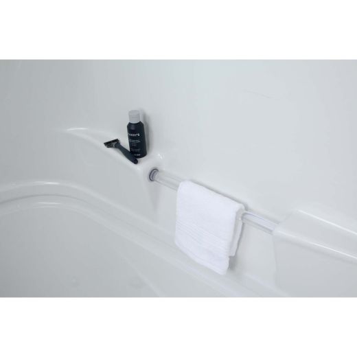 Empire White 3-Piece Left Hand Tub Shower