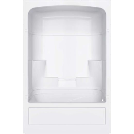 Empire White 3-Piece Right Hand Tub Shower