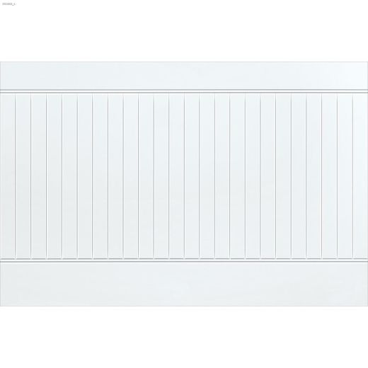 Riviera 1\/4\" x 32\" x 48\" White HDF Wall Panel
