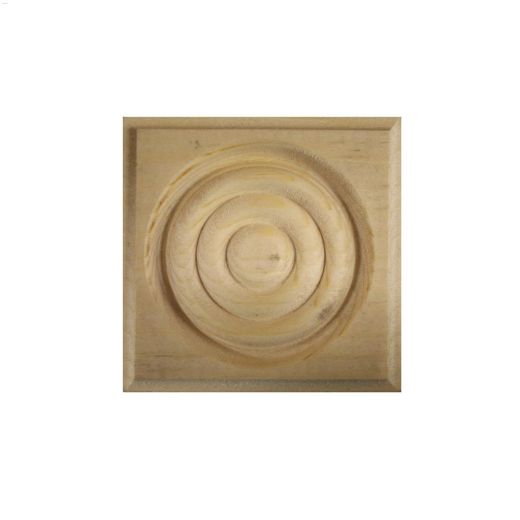 7\/8\" x 3\" x 3\" Solid Clear Pine Corner Block