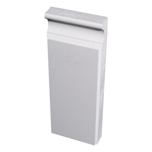 1" x 3" x 6" White Primed MDF Victorian Plinth Block