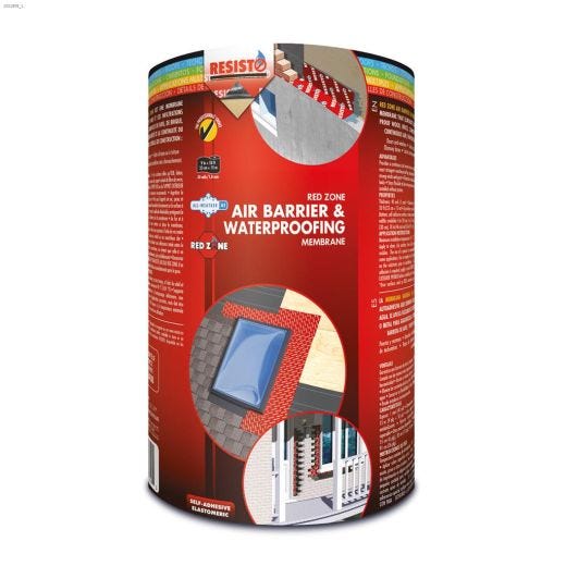 Red Zone Pro 9" x 50' Waterproofing Membrane