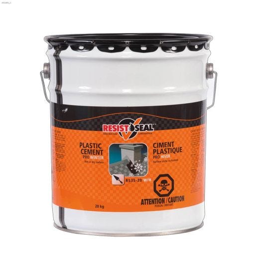 Resistoseal RS35-20W 20 kg Black Plastic Cement