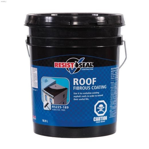 Resistoseal 18.9 L Black Fibrous Coating