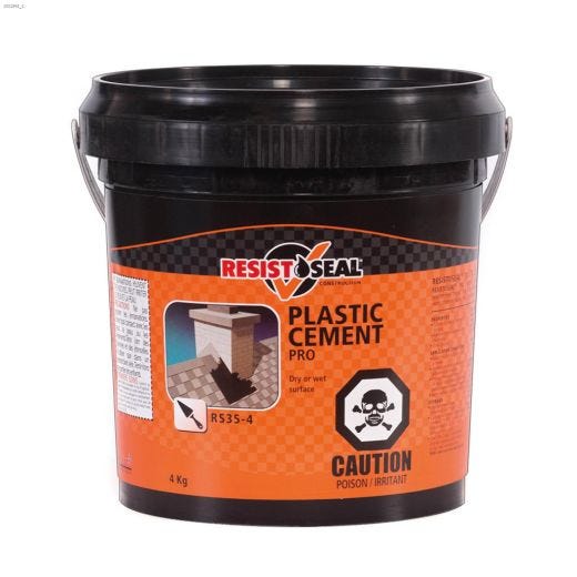 Resistoseal RS35-4 4 kg Black Plastic Cement