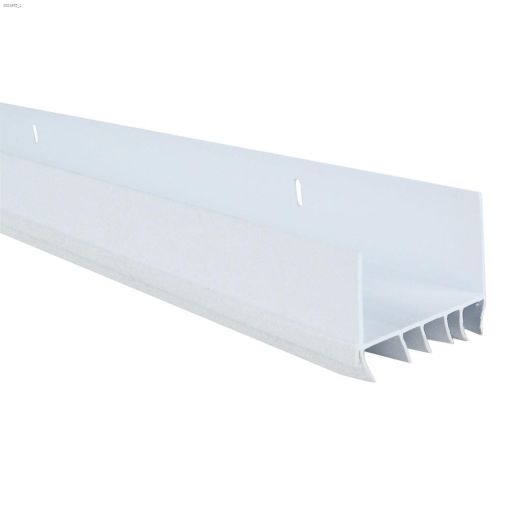 36\" Vinyl White Door Sweep With Fins