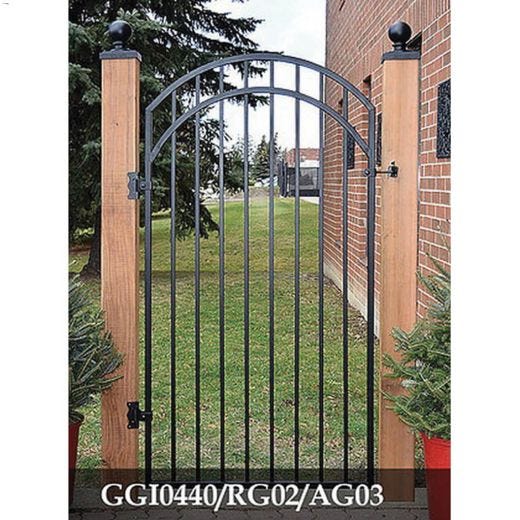 36\" x 68\" Ornamental Iron Gate