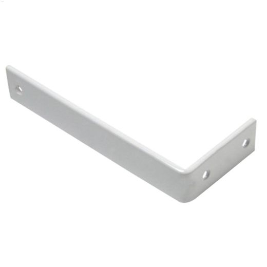 4\" White Bracket Clip-2\/Pack