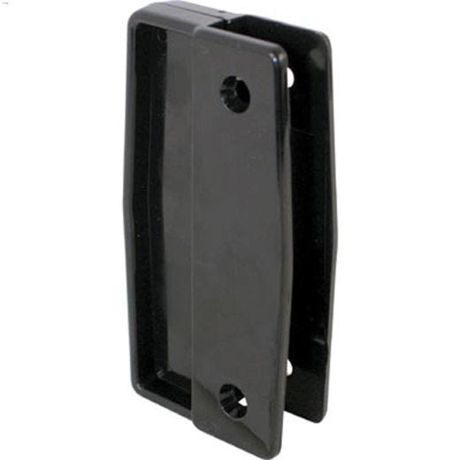 1-7\/8\" x 4\" Black Plastic Sliding Screen Door Pull Set