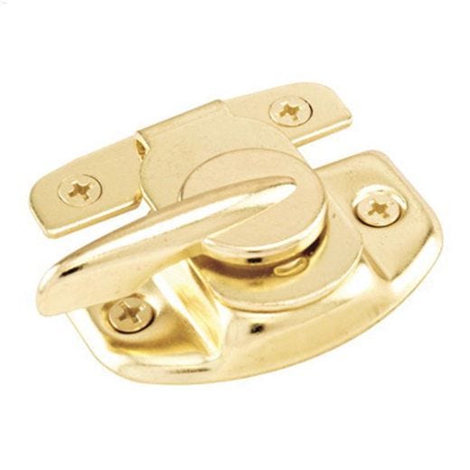 1-3\/4\" Brass Cam-Action Window Sash Lock