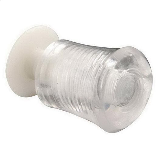 13\/16\" x 13\/16\" Clear Acrylic Knob