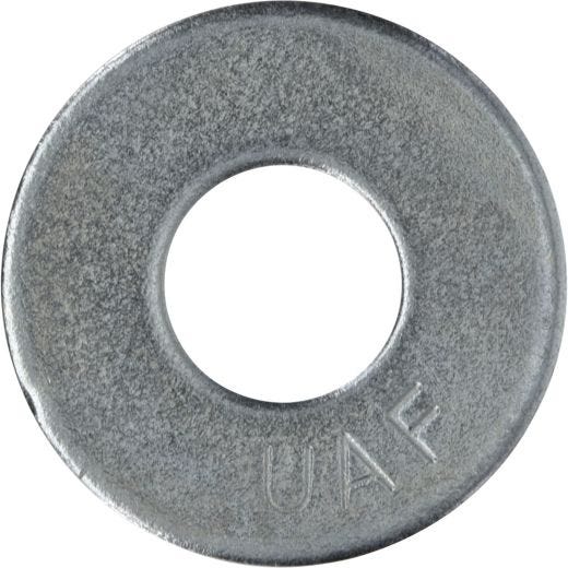 1/2" Zinc Plated Steel Flat Washer-50/Pack