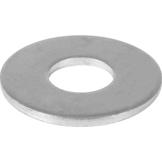 5/8" Zinc Plated Steel Flat Washer-25/Pack