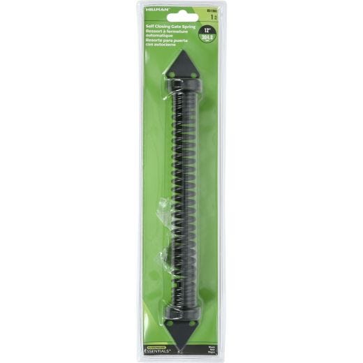 12" Black Self Closing Gate Spring