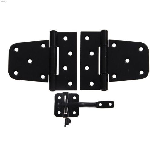 Black Decorative Gate Hardware Kit