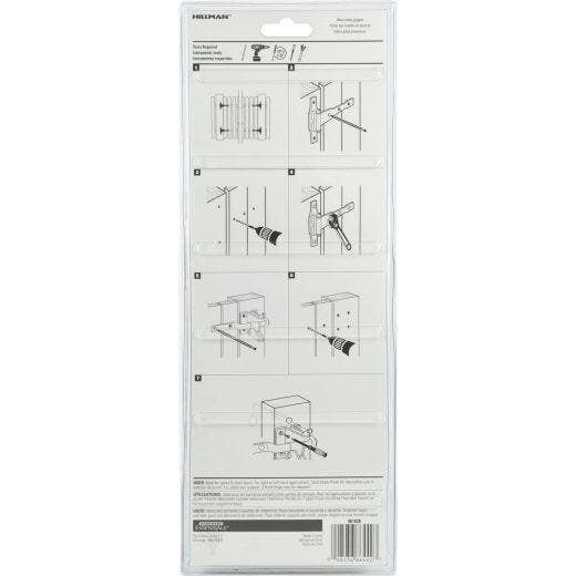 Trousse de quincaillerie pour portail décorative noire