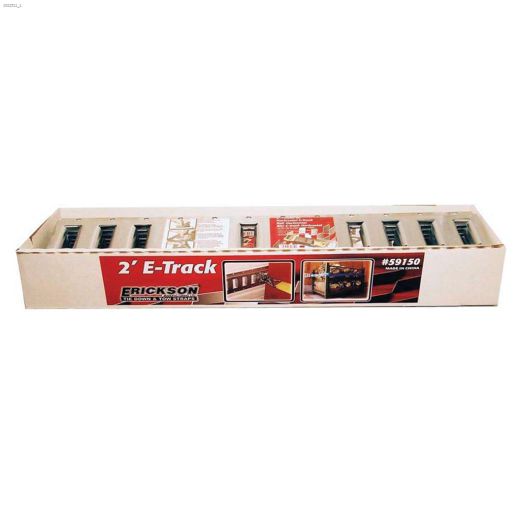 2' 6000 lb Zinc Plated Horizontal E-Track