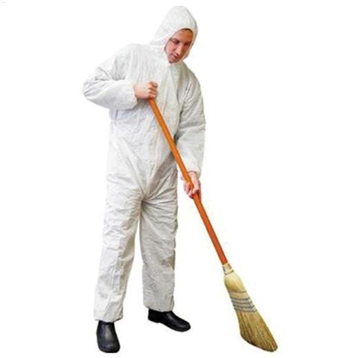 Workhorse XL White Polypropylene Disposable Coverall