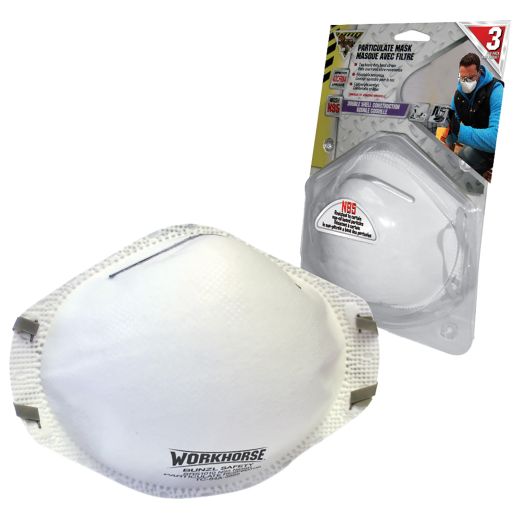 Workhorse Disposable Particulate Respirator-3/Pack