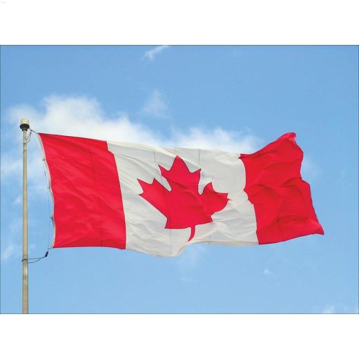 27\" x 54\" Polyester Heavy Duty Canadian National Flag