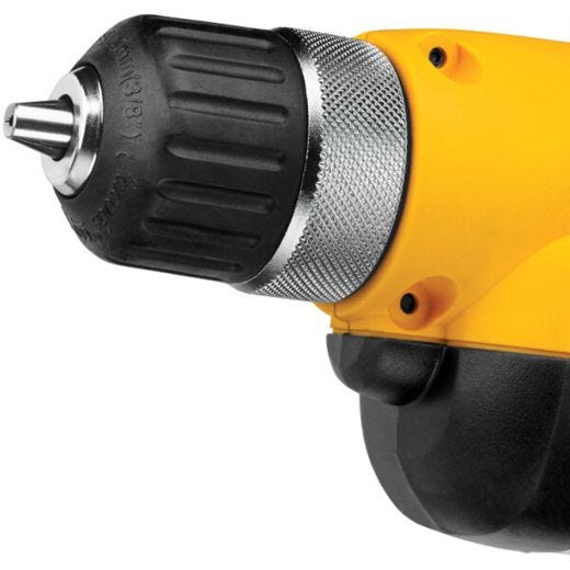 8A 3/8" Keyless Chuck Corded VSR Pistol Grip Drill Kit
