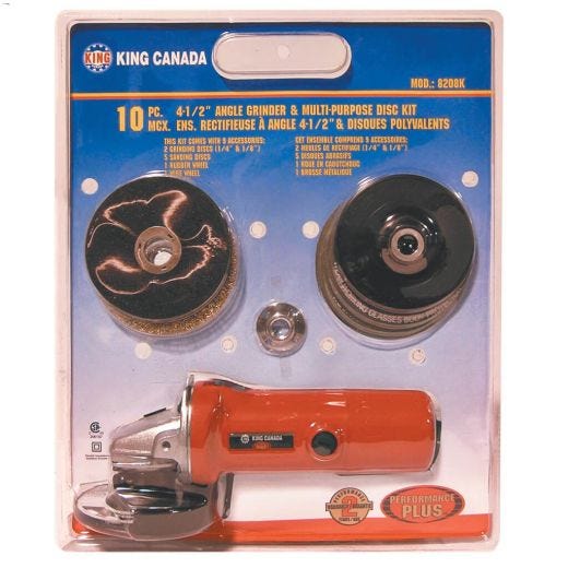 4.2A 4-1\/2\" Heavy Duty Angle Grinder