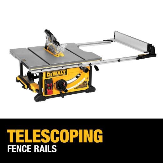 10" Job Site Table Saw With Rolling Stand