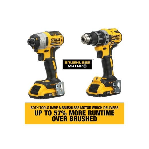 20V Yellow 2-Tool Combo Kit With 2 Batteries