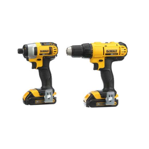 DeWalt 20V MAX Drill/Driver and Impact Combo 1.3Ah (Kit)