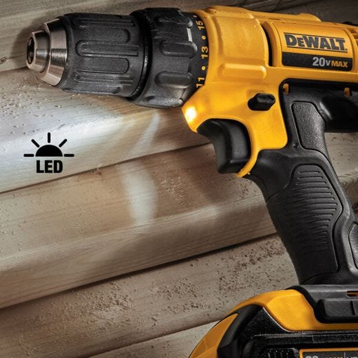 DeWalt 20V MAX Drill/Driver and Impact Combo 1.3Ah (Kit)