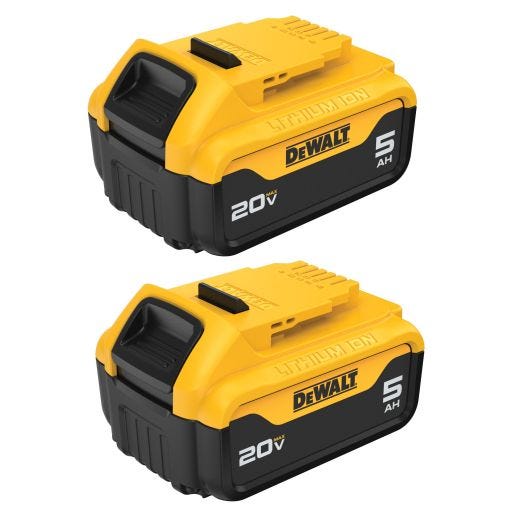 DEWALT 20V MAX 5Ah Battery 2/Pack