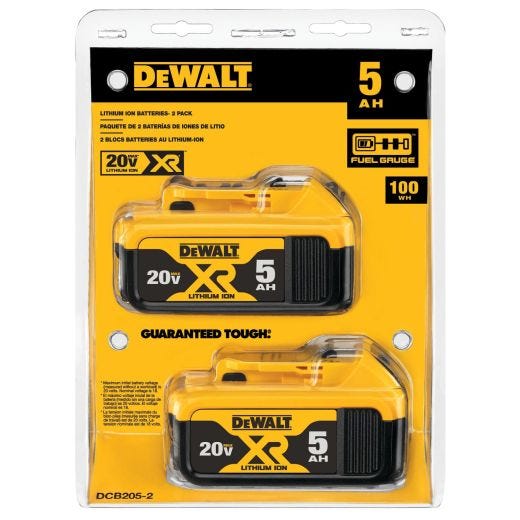 20V 5 A/hr Premium XR Battery-2/Pack