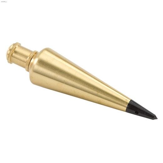 8 oz Polished-Lacquer Solid Brass Plumb Bob
