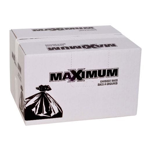 26" x 36" Clear Garbage Bag-125/Pack