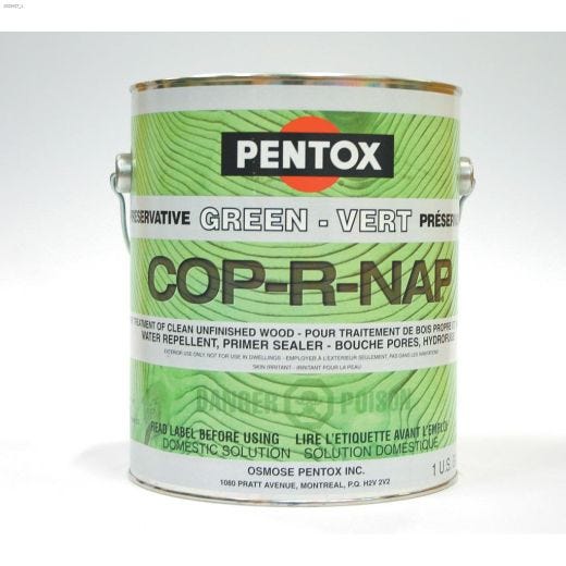 3.78 L Green Pentox\u00ae Cop-R-Nap\u00ae Wood Preservative