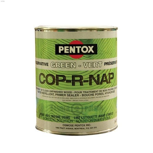 946 mL Green Pentox\u00ae Cop-R-Nap\u00ae Wood Preservative