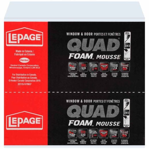 QUAD Foam 453 g Window & Door Foam Sealant