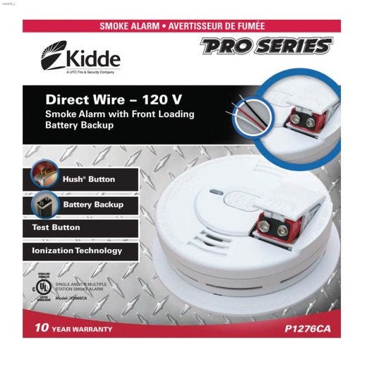 120VAC Hardwire Smoke Alarm