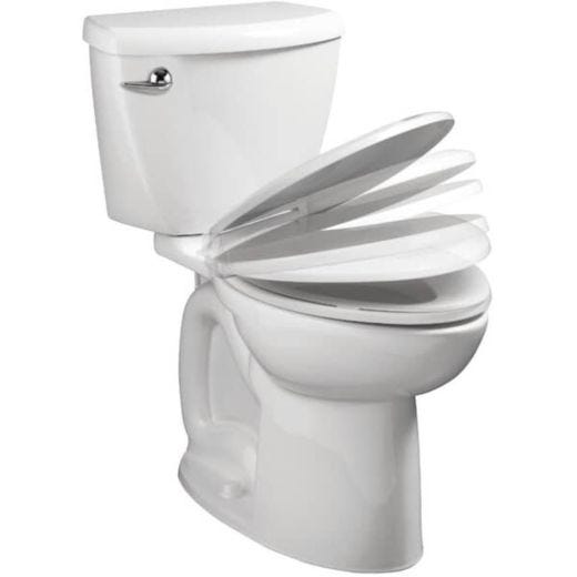 Ravenna White 1.6 GPF Elongated Front 2-PieceToilet
