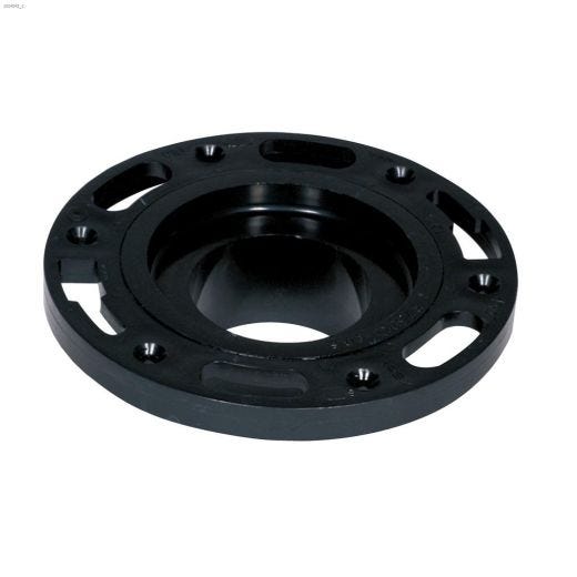 Twist-N-Set\u00ae 3\" White PVC Closet Flange