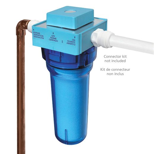 Whole House Filter with Built-in Valve